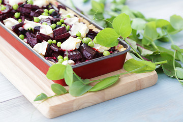 Image showing beetroot tart