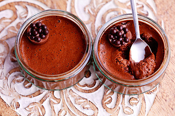 Image showing chocolate mousse