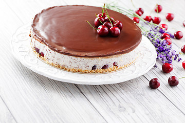 Image showing straciatella cheese cake