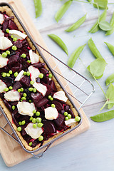 Image showing beetroot tart