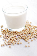 Image showing soya milk