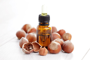 Image showing hazelnut essential oil