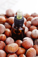 Image showing hazelnut essential oil