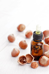 Image showing hazelnut essential oil