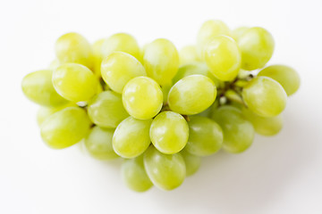 Image showing juicy fresh ripe blueberries on white