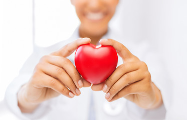 Image showing woman hands with heart