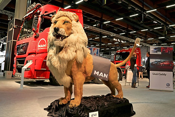 Image showing The MAN Lion at the MAN Trucks Stand at Logistics Transport 2015