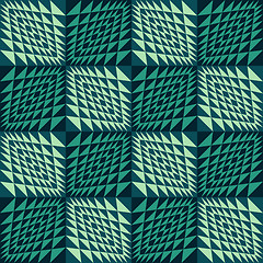 Image showing Abstract geometric background. Seamless wavy pattern.