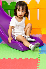 Image showing Children Sliding