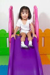 Image showing Children Sliding