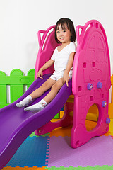 Image showing Children Sliding