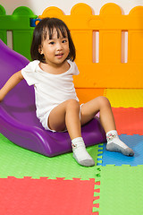 Image showing Children Sliding