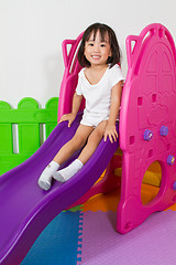 Image showing Children Sliding