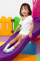 Image showing Children Sliding