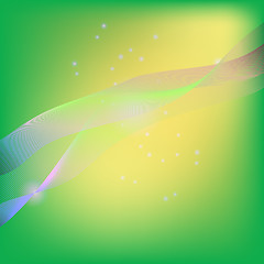 Image showing Abstract Wave Background