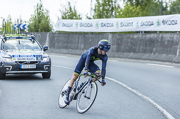 Image showing The Cyclist Jon Izagirre Insausti - Tour de France 2014