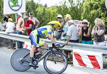 Image showing The Cyclist Nicolas Roche - Tour de France 2014