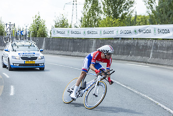Image showing The Cyclist Tom Dumoulin - Tour de France 2014