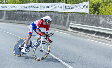 Image showing The Cyclist Tom Dumoulin - Tour de France 2014