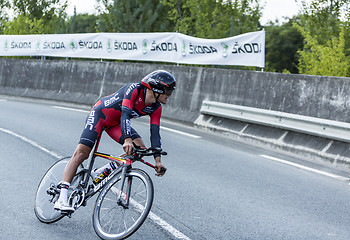 Image showing The Cyclist Greg Van Avermaet - Tour de France 2014