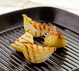 Image showing grilled onions