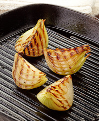 Image showing grilled onions