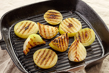 Image showing grilled onions