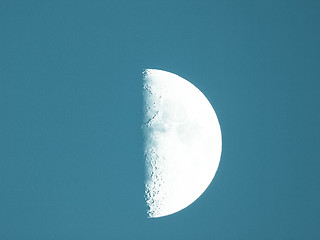 Image showing First quarter moon