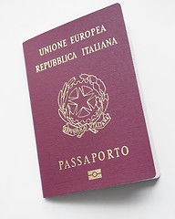 Image showing Italian Passport