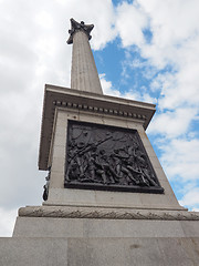 Image showing Nelson Column in London