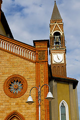 Image showing in milan   old abstract in  italy  street lamp