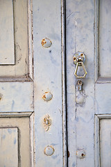 Image showing abstract  house  door    in italy  lombardy   patch