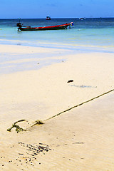 Image showing asia in the  kho tao bay isle white   anchor