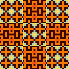 Image showing Seamless pattern. Mosaic. 