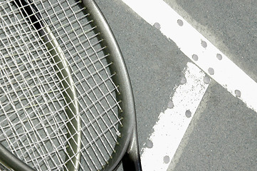 Image showing rackets on the T