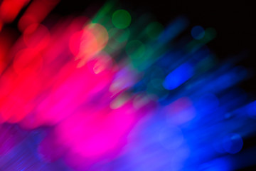 Image showing optical fibres abstract blurred technology background