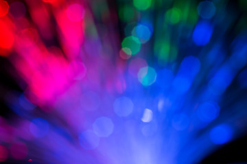 Image showing optical fibres abstract blurred technology background