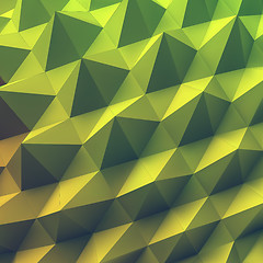 Image showing Abstract geometric polygonal background. 3d vector illustration.