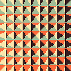 Image showing Abstract 3d geometric pattern. Polygonal background. 