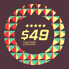 Image showing Vector illustration for design. 