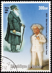 Image showing Mark Twain and Leo Tolstoy