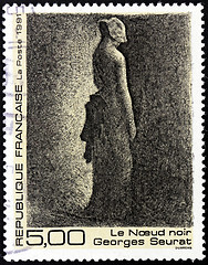 Image showing Georges Seurat Stamp