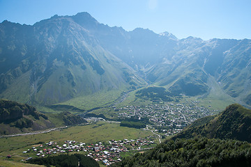 Image showing Village in mountain