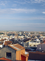 Image showing rooftops Madrid Spain Europe