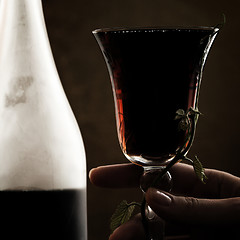 Image showing Red wine