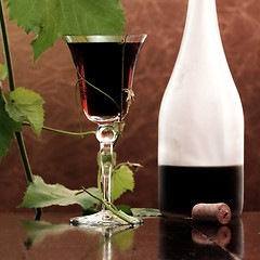 Image showing Red wine