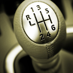 Image showing Gear lever