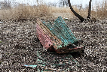 Image showing old ship the shipwreck