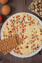 Image showing baked omelette