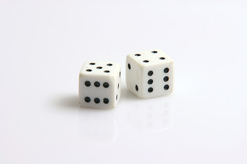 Image showing dices two six